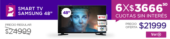 Half Banner smart tv samsung 48 48ju6500 4k uhd