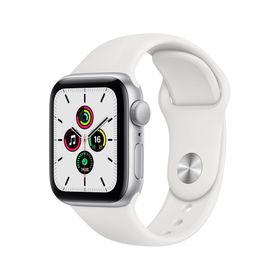 Apple Watch SE GPS - 40mm Silver Aluminium Case/White Sport Band