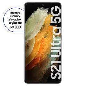 Celular Libre Samsung Galaxy S21 Ultra Plateado
