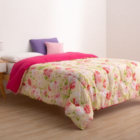 acolchado-oro-2-1-2-plazas-flor-fucsia-50022057