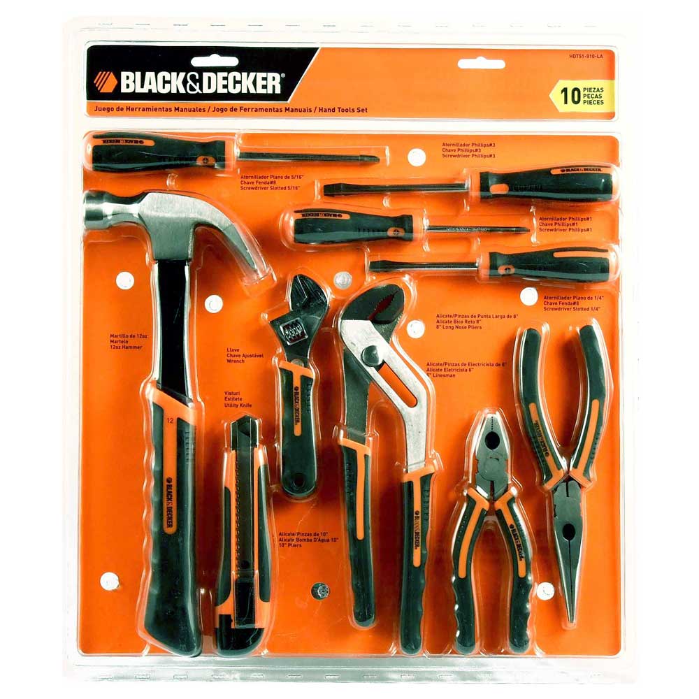 Set de herramientas manuales Black &