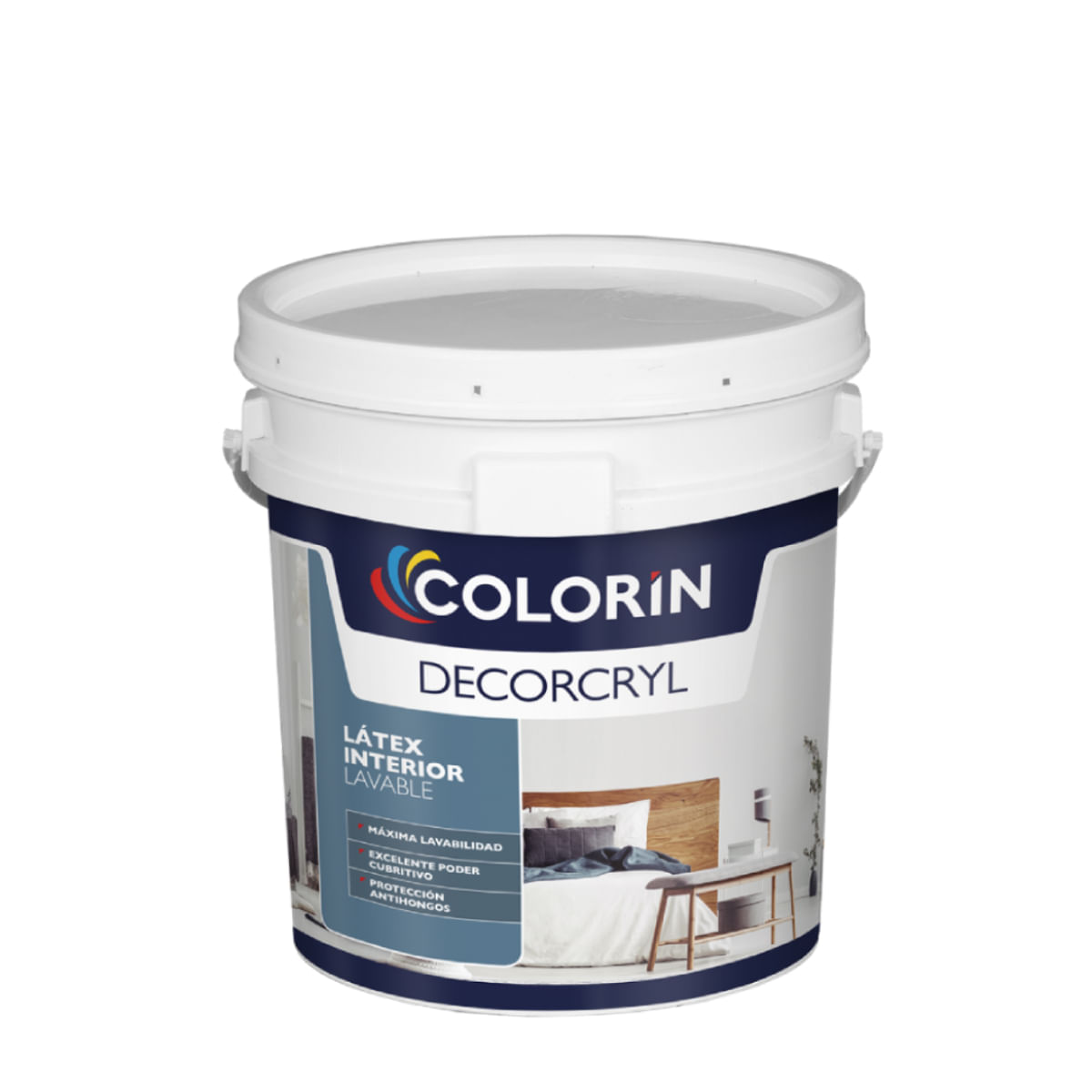 Decorcryl Latex Interior Lavable Blanco Mate 10 Lts