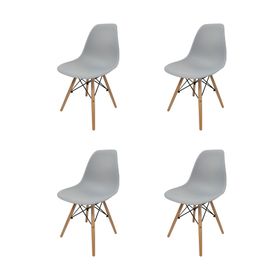 set-de-sillas-de-plastico-y-madera-gris-eames-4-u-50014641