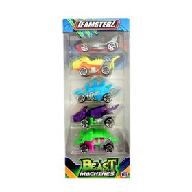 teamsterz-vehiculo-de-metal-7cm-beast-machines-pack-x5-surtido-4-990039858