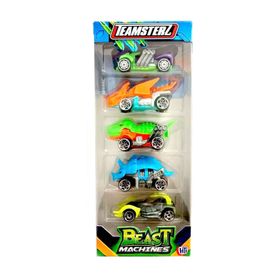 teamsterz-vehiculo-de-metal-7cm-beast-machines-pack-x5-surtido-2-990039871