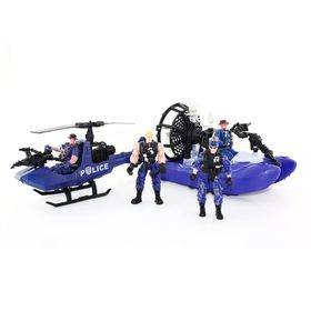 set-de-policia-mediano-helicoptero-lancha-990011659