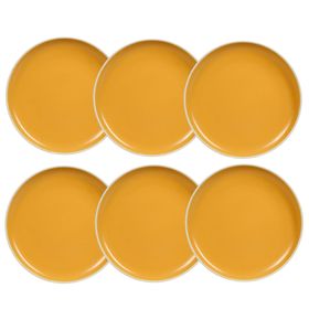 set-x-6-plato-playo-porcelana-artesanal-envejecido-27-cm-amarillo-990051613