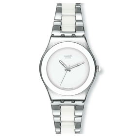 Reloj Swatch Tresor Blanc YLS141GC Blanco y Plateado