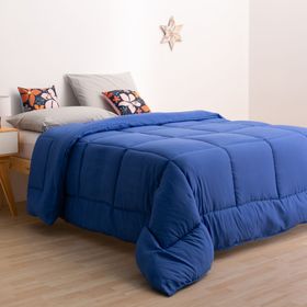 acolchado-oro-2-1-2-plazas-liso-azul-francia-50021645