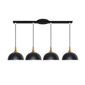 lampara-colgante-milan-4-luces-negro-campana-20cm-nordico-madera-led-e27-gioluce-21183637