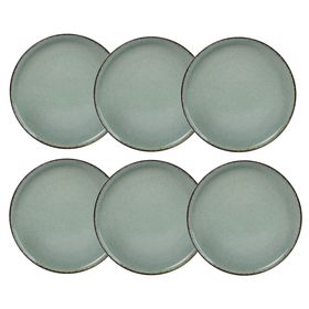 set-x-6-plato-playo-porcelana-artesanal-filo-envejecido-24-cm-verde-990052401