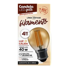 lampara-led-candela-filamento-gota-4w-calida-ambar-990069975
