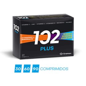 102-plus-vitaminas-minerales-ginko-ginseng-guarana-60-compr-990044582