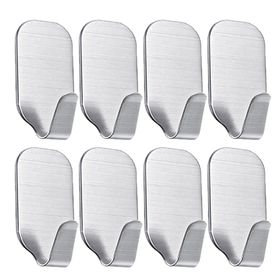 set-de-8-ganchos-adhesivos-gadnic-acero-inoxidable-990072573