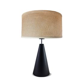 lampara-velador-berlin-negro-pantalla-arpillera-oscura-mesa-luz-led-e27-gioluce-21194840