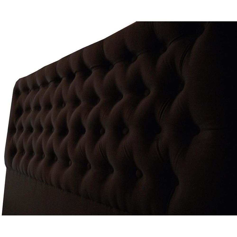 Respaldo para Cama King Size Pana 210 X 120 200 negro - fravega