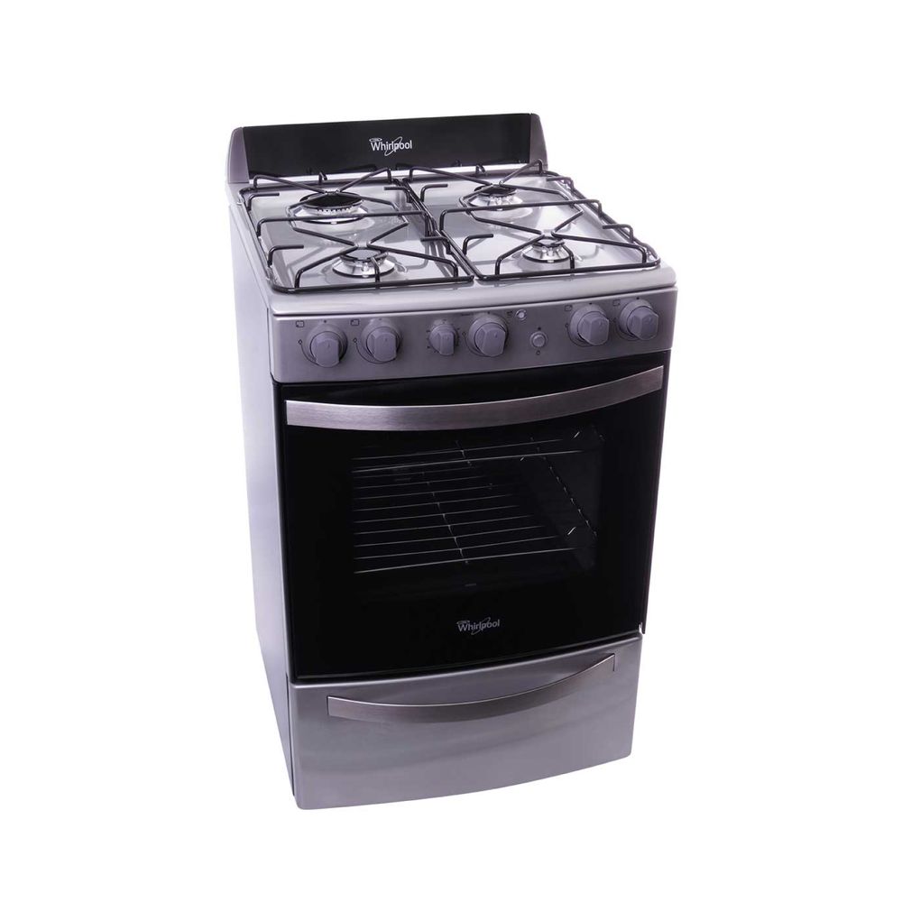 Cocina a Gas Whirlpool con Grill 55 Cm WFX56DG fravega