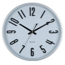 Reloj De Pared Blanco Con Numeros Estilo Ingles 35 Cm