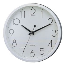 Reloj De Pared Blanco Grande 30 Cm