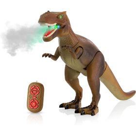 dinosaurs-playset-45-cm-dino-might-dinosaurio-radiocontrol-con-movimiento-vapor-t-rex-luz-y-sonido-marron-990140142