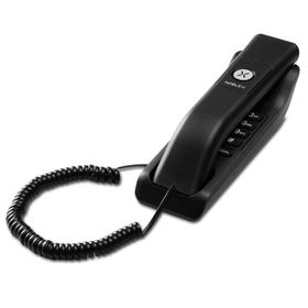 Teléfono con cable de mesa NCT200 Negro