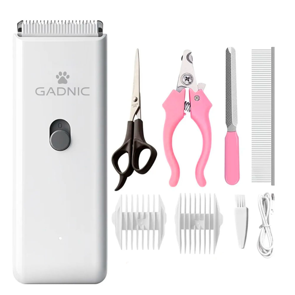 Maquina Para Rasurar Perros Gatos Gadnic + Accesorios de Aseo