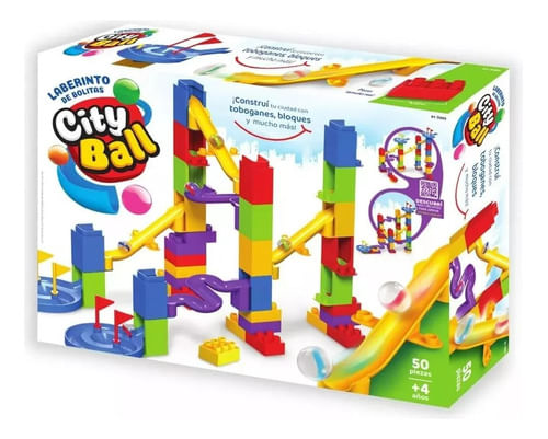 Cityball 50 Piezas Laberinto De Bolitas 01-3202