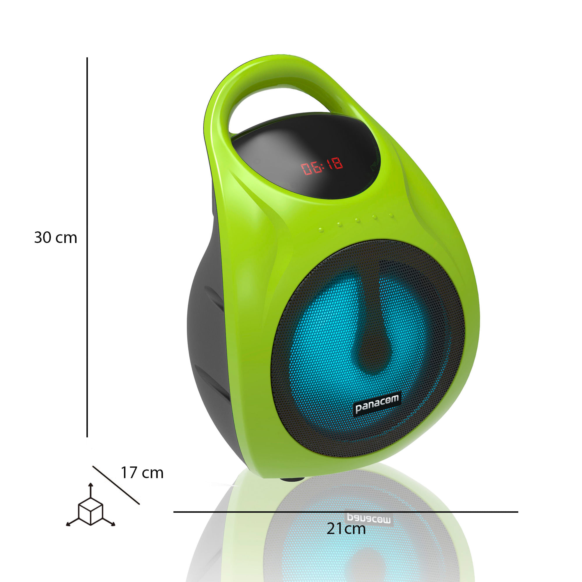 Parlante Portátil con Microfono PANACOM SP3050 Bluetooth Recargable Sonido Potente