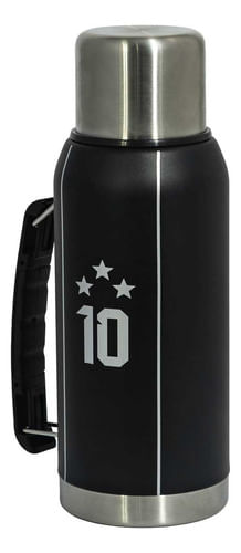 Termo 3 Estrellas Acero Inox Lusqtoff Tl1-9n3e Color Negro