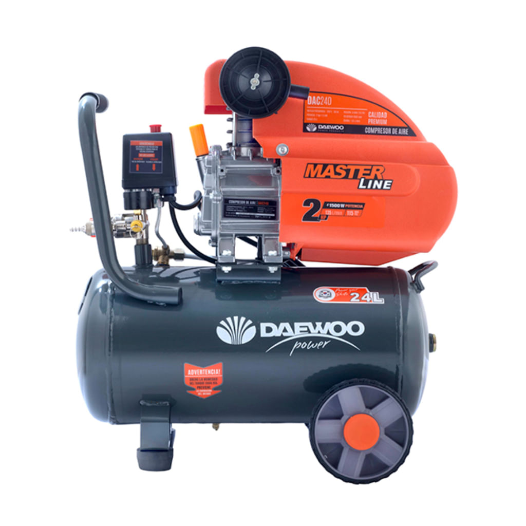 Compresor de Aire Eléctrico Daewoo 24L DAC24D