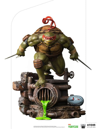Figura Raphael Bds 1:10 Tmnt 64822-10 Iron Studios