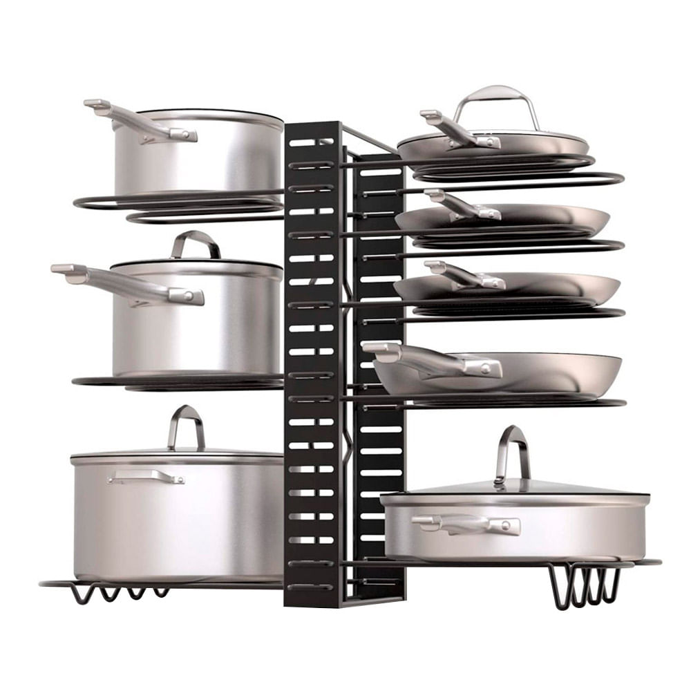 Organizador de Batería de Cocina Gadnic Acero Reforzado