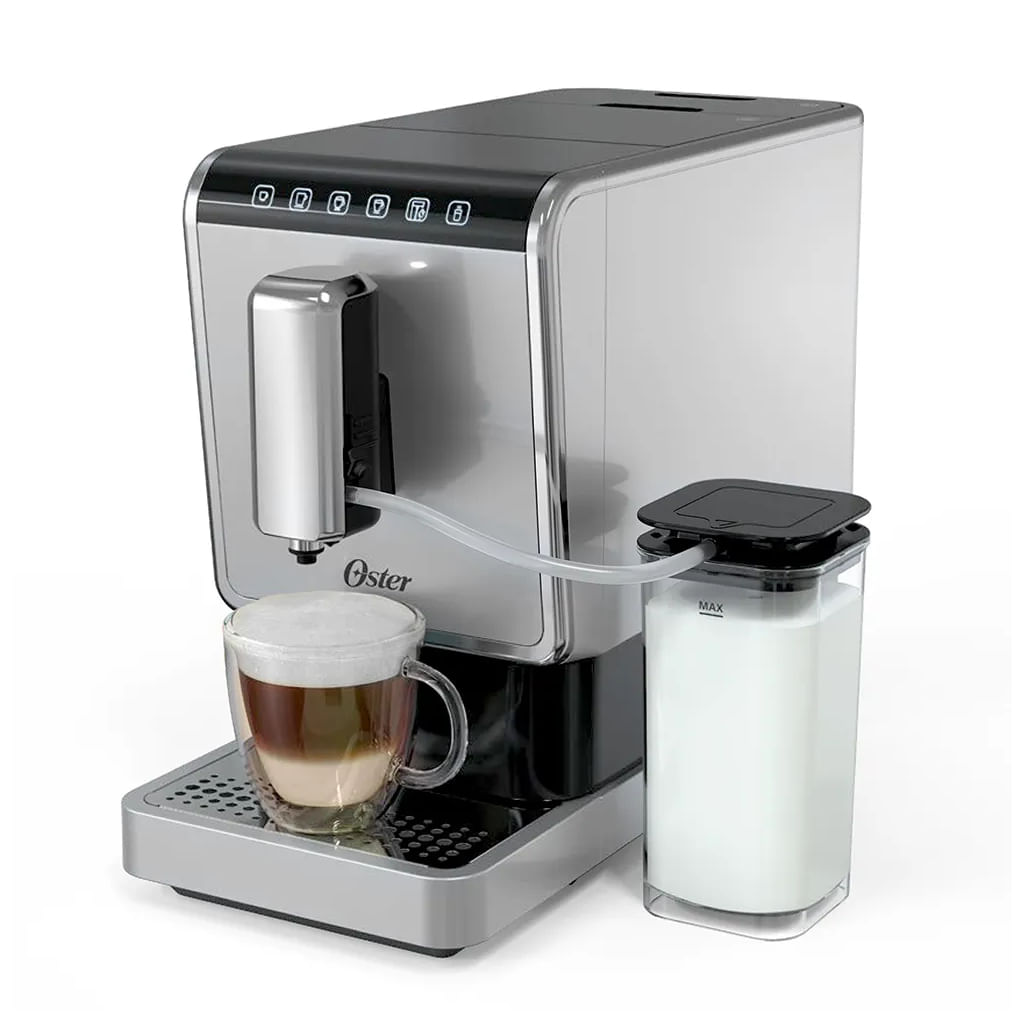 Cafetera Super Automatica Espresso Oster Inox OSBVSTEM8100