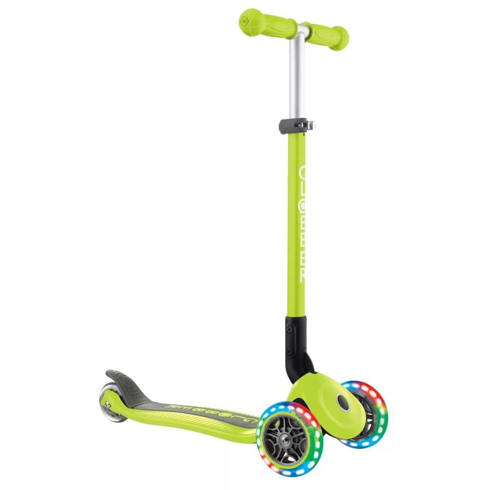 Globber Monopatin Primo Portátil C/luces Verde 432-106-2