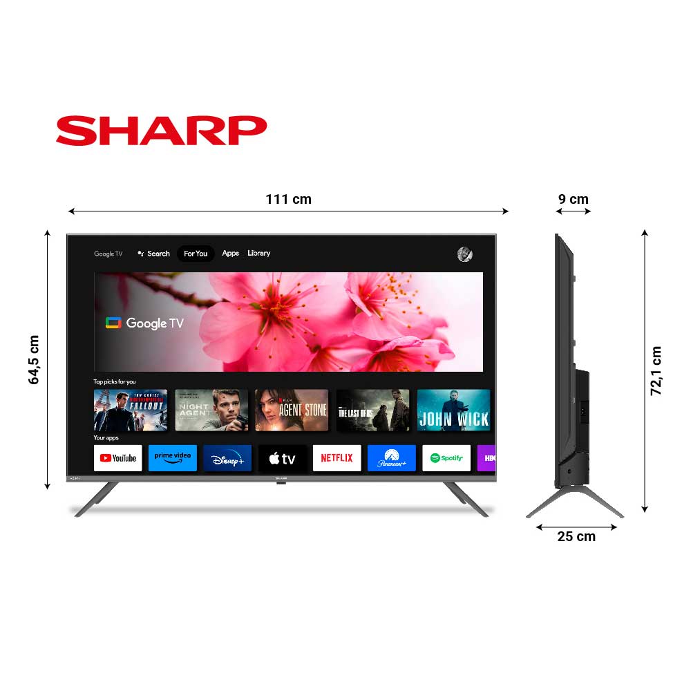Smart Tv Led Sharp 55" Google Tv