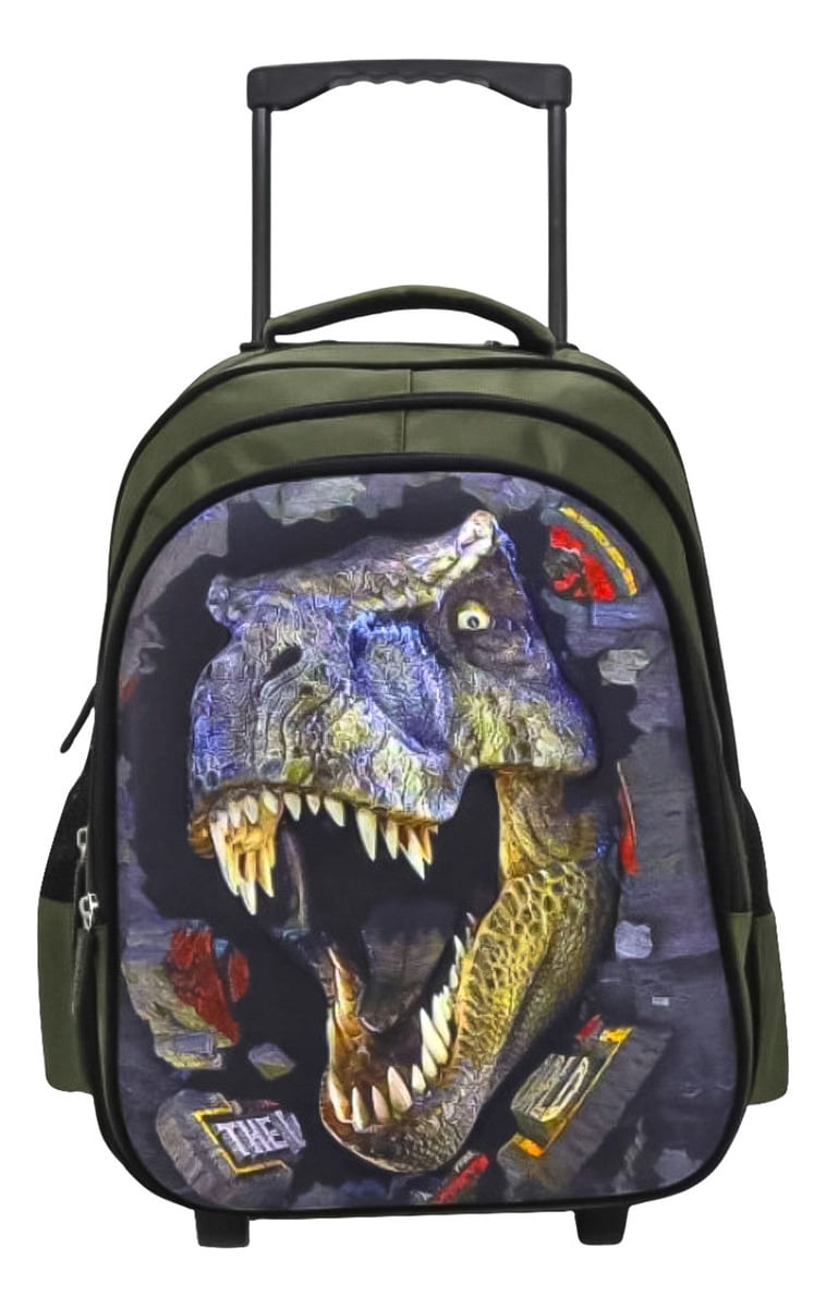 Mochila Niños Escolar Trendy Carrito Reforzada Con Ruedas