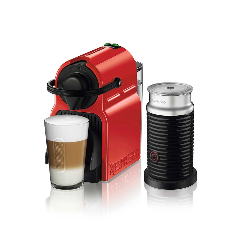 Nespresso Inissia Red + Aeroccino