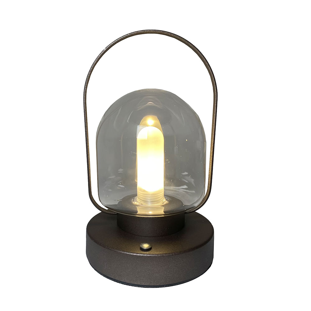 Iluminacion Candelabro Led Grafito Recargable Usb