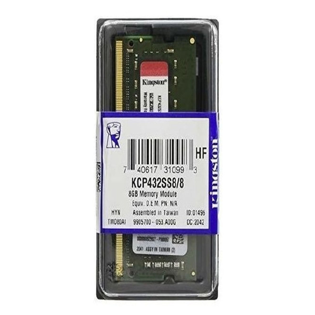 Memoria 8G Kingston 3200 DDR4 SODIMM KCP432SS8/8