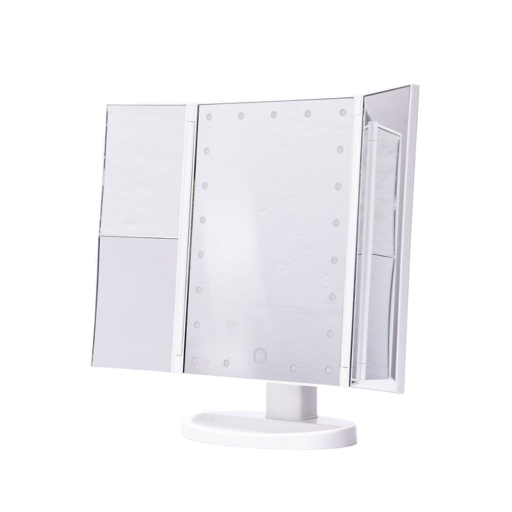 Espejo De Mesa Con Paneles y Luces Led