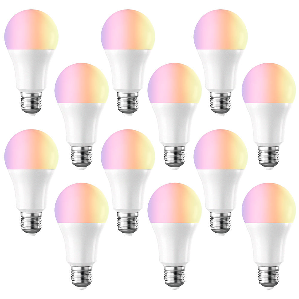 Lámpara Led Smart Inteligente RGB X12 9W Wifi