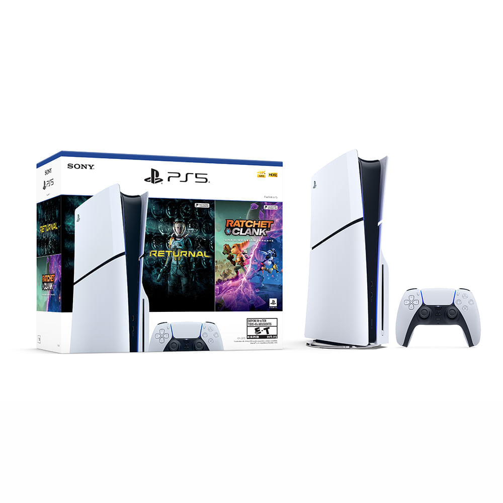 Sony PlayStation 5 SLIM 1TB  Standard Bundle Ratchet & Clank + Returnal