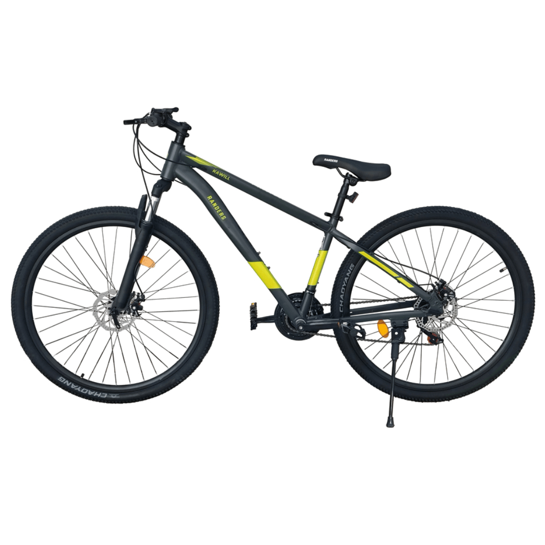 Bicicleta Mountain Bike Randers KAWILL R29 21V Shimano Negro/Amarillo - BKE-29-MB