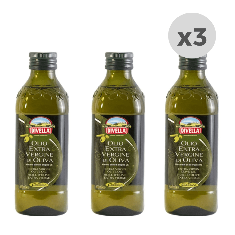 Aceite de Oliva Divella Clásico Italia 500ml x3