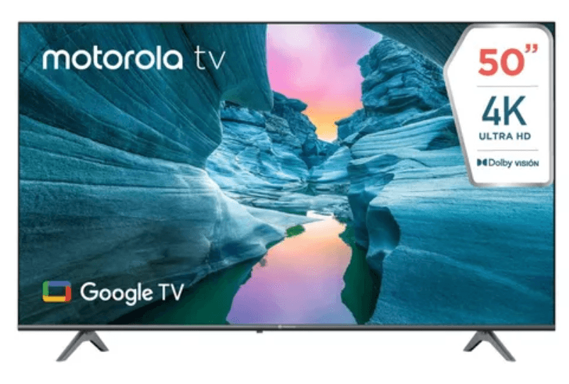 Smart Tv Motorola 50 Pulgadas 4k Google Tv Hdmi Usb Mt5000