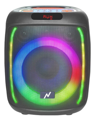 Parlante Bluetooth Inalámbrico Potatil + Control Noga Bt685 Color Negro