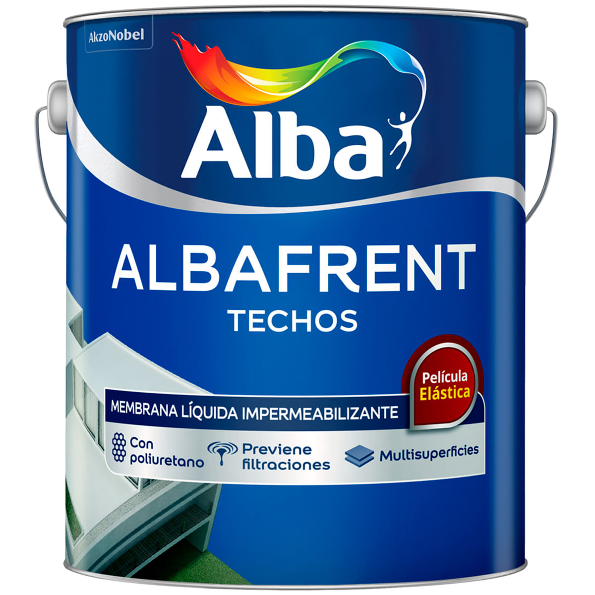 Albafrent Techos Membrana Líquida 10Kg Blanco - Rex