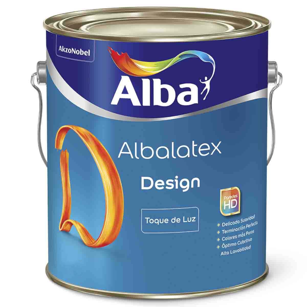 Albalatex Design Toque De Luz Pintura Látex 4 Lts Alba - Rex