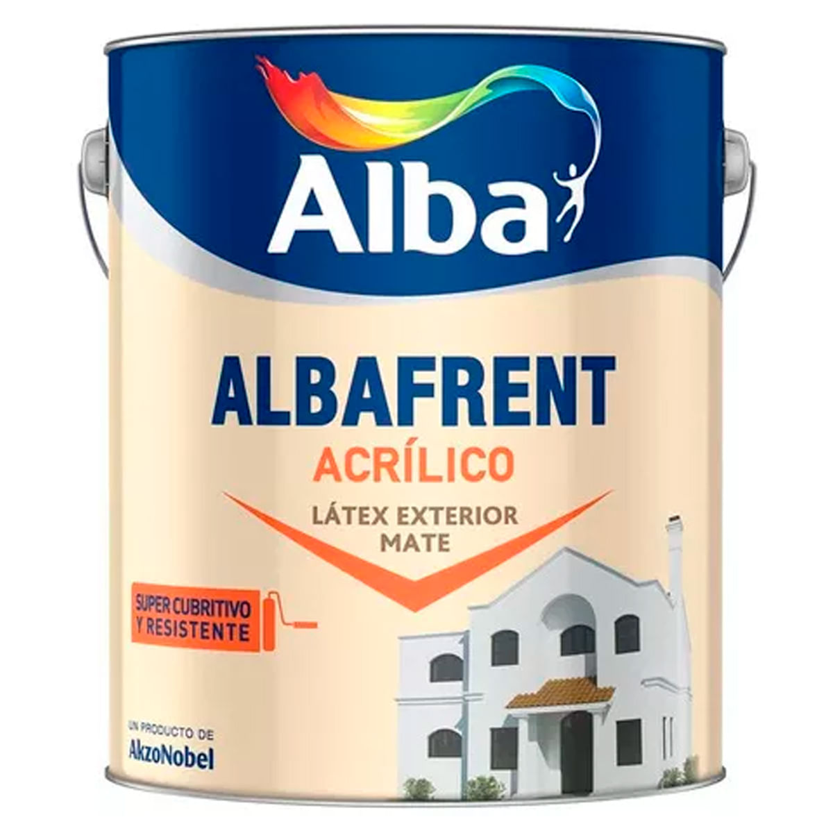 Albafrent Acrilico Pintura Latex Exterior Blanco 20lts Rex