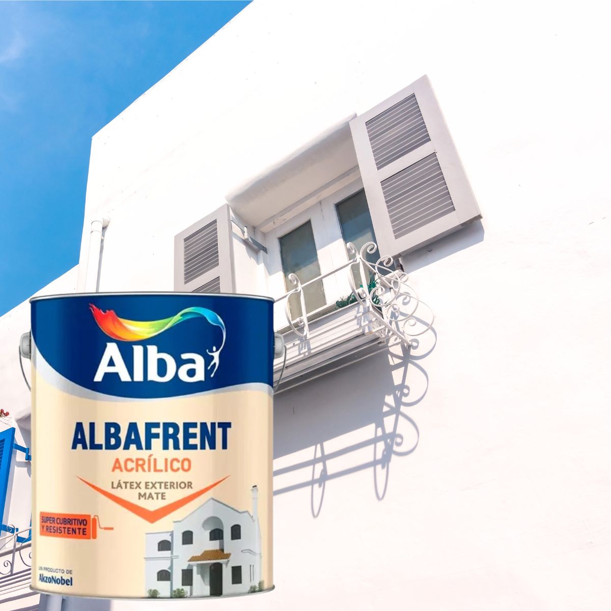 Latex Exterior Impermeabilizante Albafrent Muros 20l